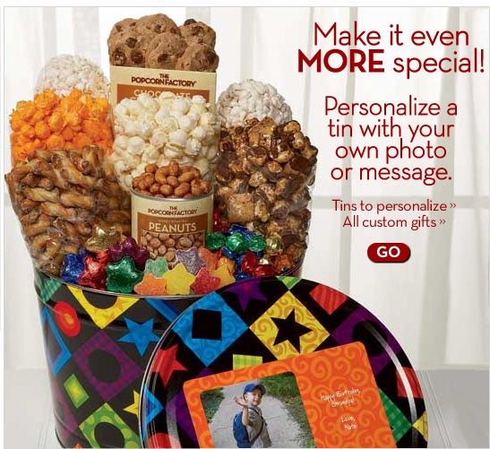 Make it even MORE special! Personalize a tin with your own photoor message.